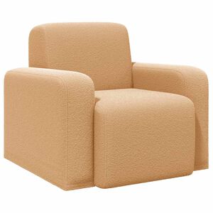 vidaXL Sessel Beige Boucl&eacute;