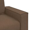 vidaXL 2-Sitzer Sofa Braun 120 cm Stoff