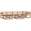 vidaXL Outdoor-Sofagarnitur 7 pcs Natur Massivholz Akazie