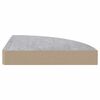vidaXL Eck-Schweberegale 2 Stk. Betongrau 35x35x3,8 cm MDF