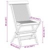 vidaXL 7-tlg. Garten-Essgruppe Massivholz Teak