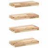 vidaXL Schweberegale 4 Stk. 60x20x4 cm Massivholz Akazie Unbehandelt