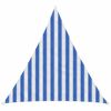 vidaXL Sonnensegel Blau und Wei&szlig; 2 x 2 x 2 m HDPE