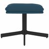 vidaXL Fu&szlig;hocker Blau 60x60x36 cm Samt