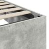vidaXL Ottoman Bettgestell Beton Grau 140 x 200 cm Holzwerkstoff