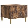 vidaXL Couchtisch Ger&auml;ucherte Eiche 50 x 49 x 40 cm Holzwerkstoff
