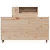 vidaXL Massivholzbett ohne Matratze 75x190 cm Kiefernholz