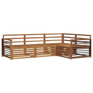 vidaXL Outdoor-Sofagarnitur 4 pcs Natur Massivholz Akazie