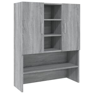 vidaXL Waschmaschinenschrank Grau Sonoma 70,5x25,5x90 cm