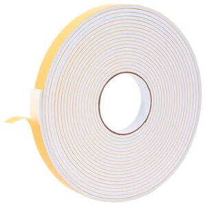 vidaXL Selbstklebendes Schaumstoffband 10 pcs Wei&szlig; 20 mm x 10 m