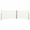vidaXL Ausziehbare Seitenmarkise 160x600 cm Creme