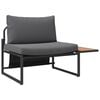 vidaXL Gartensofa-set 2 Stk. Anthrazit Stahl