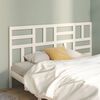 vidaXL Bett-Kopfteil Wei&szlig; 186x4x104 cm Massivholz Kiefer