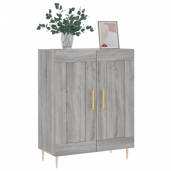 vidaXL Sideboard Grau Sonoma 69,5x34x90 cm Holzwerkstoff