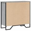 vidaXL B&uuml;cherregal Grau Sonoma 80x31x74,5 cm Holzwerkstoff