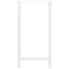 vidaXL Bartischbeine Weiß 2 Stk. 40x(90-91) cm Stahl