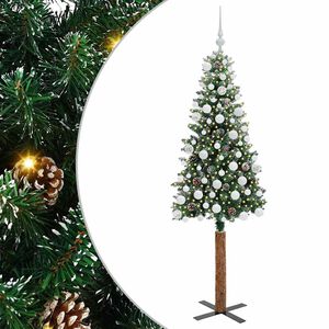 vidaXL Schlanker Weihnachtsbaum Gr&uuml;n 180 cm