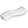 vidaXL Memory-Schaum-Matratze 70x200x17 cm Weich Wei&szlig;