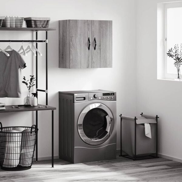 vidaXL Wandschrank Grau Sonoma 60x31x60 cm Holzwerkstoff