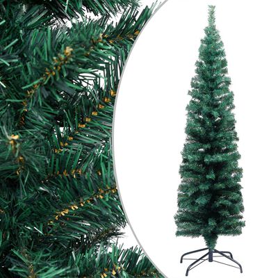 vidaXL Künstlicher Weihnachtsbaum mit Beleuchtung & Kugeln Grün 150 cm