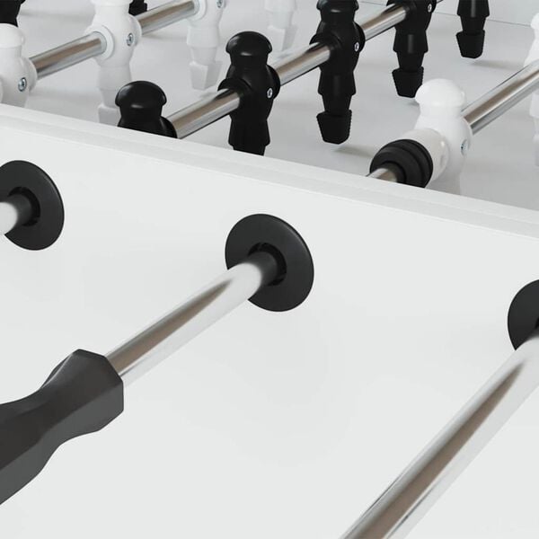 vidaXL Fu&szlig;ball Tischstopper 10 pcs Wei&szlig; 3 x 3 x 2 cm HIPS