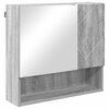 vidaXL Spiegelschrank Graues Sonoma 59 x 17 x 55 cm Holzwerkstoff