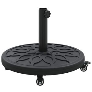 vidaXL Sonnenschirmst&auml;nder 15.25 kg Schwarz Eisen Kreisf&ouml;rmig