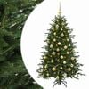 vidaXL K&uuml;nstlicher Weihnachtsbaum mit Weihnachtskugel 120 cm 150 LEDs