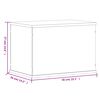 vidaXL Displaybox Transparent 56x36x37 cm Acryl