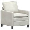 vidaXL Sofa Creme 76 x 81 x 87,5 cm Samt