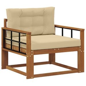 vidaXL Outdoor Mittelsofa Natur