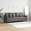 vidaXL 3-Sitzer-Sofa Taupe 180 cm Stoff