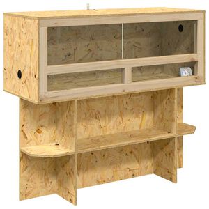 vidaXL Terrarium Braun 100 x 40 x 90 cm OSB