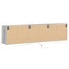 vidaXL TV-Wandschrank mit LED Grau Sonoma 180x31x45 cm