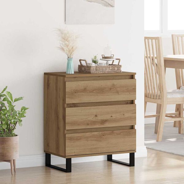 vidaXL Sideboard Artisan-Eiche 60 x 35 x 70 cm Holzwerkstoff