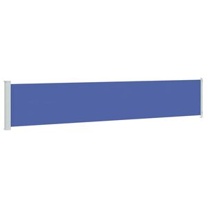 vidaXL Seitenmarkise Ausziehbar 117x600 cm Blau