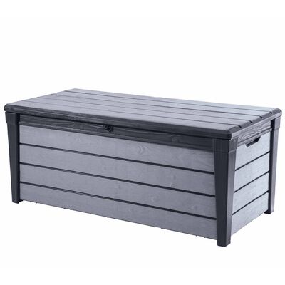 Keter Garten-Aufbewahrungsbox Brushwood 455 L Anthrazit | vidaXL.de