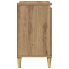 vidaXL Waschbeckenunterschrank Artisan-Eiche 58x33x60 cm Holzwerkstoff