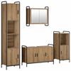 vidaXL Badezimmerschrank-Set 4 stk. Artisan-Eiche 40 x 36 x 181 cm