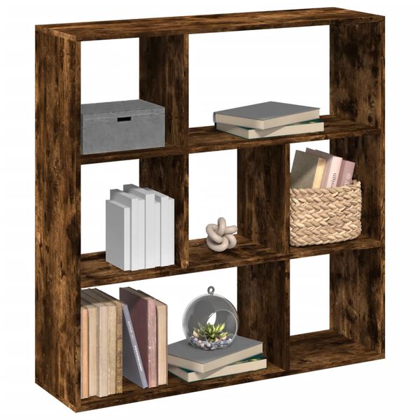 vidaXL Raumteiler-B&uuml;cherregal R&auml;uchereiche 102x29x103,5 cm