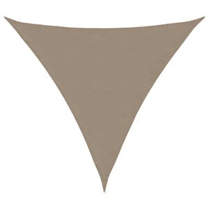 vidaXL Sonnensegel Oxford-Gewebe Dreieckig 4,5x4,5x4,5 m Taupe