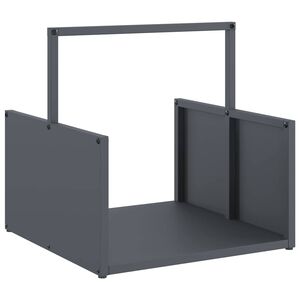 vidaXL Brennholzregal Anthrazit 40x40x40 cm Kaltgewalzter Stahl