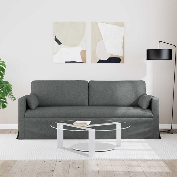 vidaXL Sofa Dunkelgrau Gesamtabmessungen: 198 x 78 x 80 cm (B x T x H)