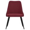 vidaXL Esszimmerst&uuml;hle 6 Stk. Weinrot Stoff