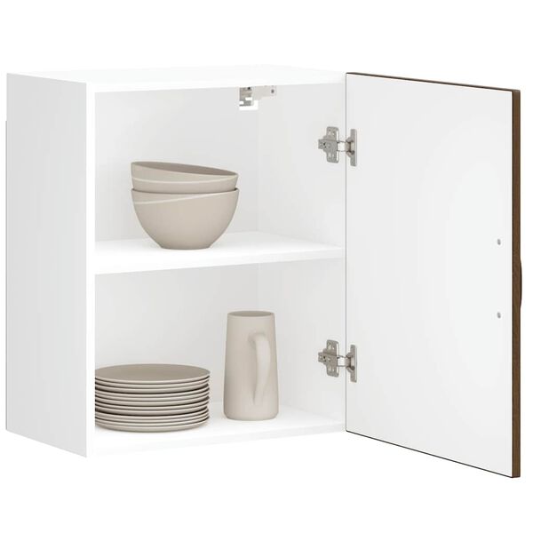 vidaXL K&uuml;chen-H&auml;ngeschrank Lucca Braun Eichen-Optik Holzwerkstoff