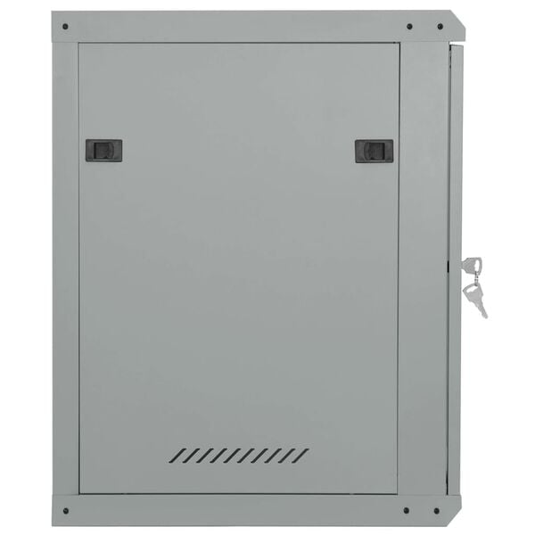 vidaXL Netzwerkschrank mit Speicher Grau 53 x 60 x 60 cm Stahl