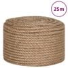 vidaXL Juteseil 25 m L&auml;nge 10 mm St&auml;rke