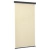 vidaXL Balkon-Seitenmarkise 125x250 cm Creme