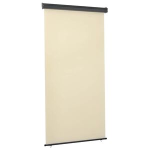 vidaXL Balkon-Seitenmarkise 125x250 cm Creme