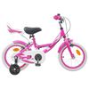 vidaXL Kinderfahrrad 16 Zoll f&uuml;r 4-6 Jahre alt Rosa